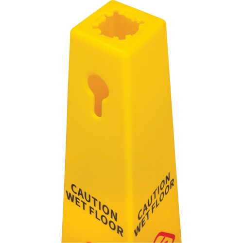 Wet Floor Safety Cone, Bilingual with Pictogram Cam Industrial