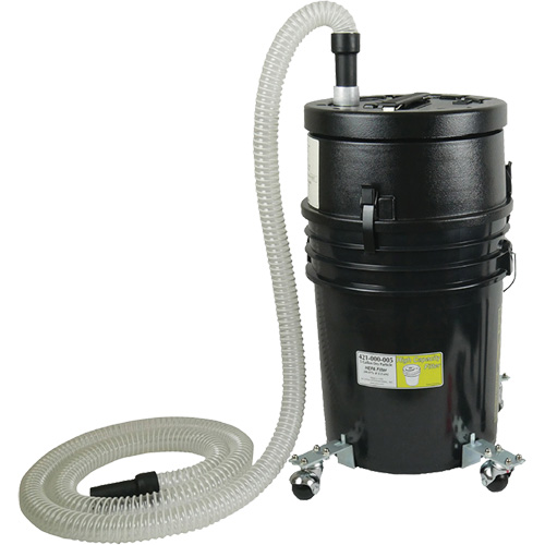 High Capacity HEPA Abatement Vacuum, Dry, 5 US Gal. (18.92 Litres) Cam Industrial