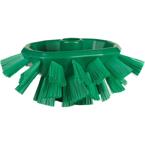 Brosse UST pour cuves, Soies Ferme, Longueur de 7-1/2", Vert Cam Industrial