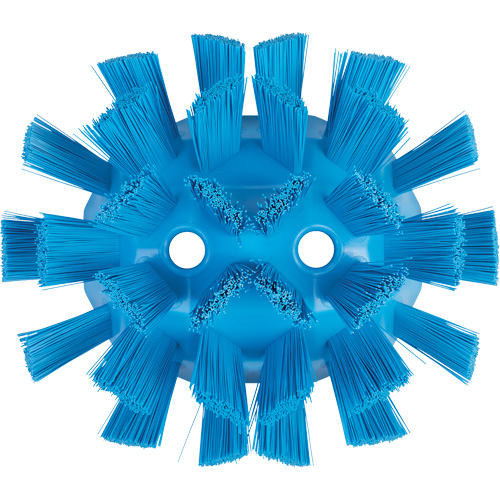 Brosse UST pour cuves, Soies Ferme, Longueur de 7-1/2", Bleu Cam Industrial