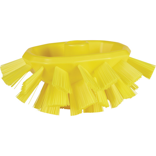 Brosse UST pour cuves, Soies Ferme, Longueur de 7-1/2", Jaune Cam Industrial