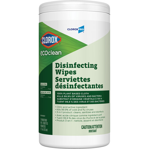 EcoClean Disinfecting Wipes, 75 Count Cam Industrial
