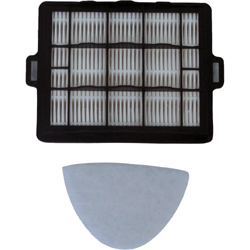 Ensemble de pr&eacute;filtre HEPA pour moteur et filtre d'&eacute;chappement en mousse pour aspirateur sac-&agrave;-dos Ergo et Ergo Pro Cam Industrial