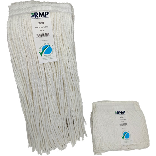 4-Ply Narrow Mop Head, Rayon, 12 oz., Cut Style Cam Industrial