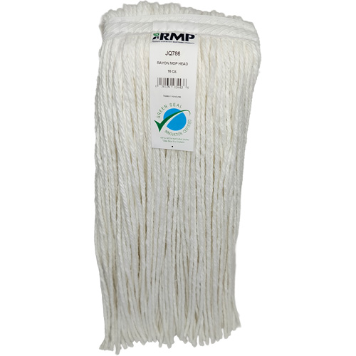 4-Ply Narrow Mop Head, Rayon, 16 oz., Cut Style Cam Industrial