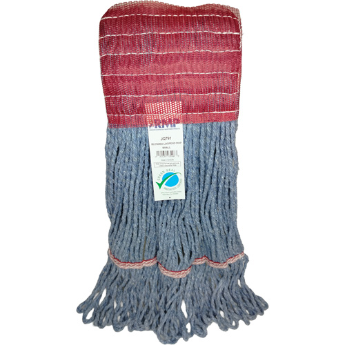 Wide-Band Mop Head, Antimicrobial/Floor Finishing/Specialty, Cotton/Rayon/Synthetic, Loop Style Cam Industrial