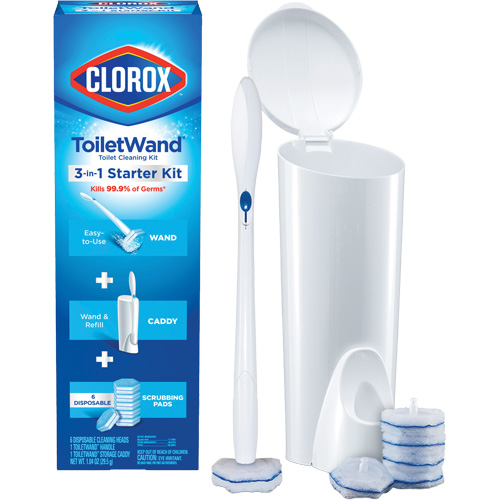Disinfecting ToiletWand Disposable Cleaner 3-in-1 Starter Kit Cam Industrial