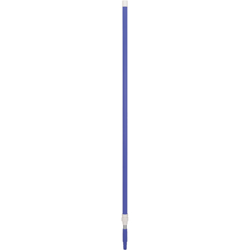 Handle, Broom/Brush/Dust Mop/Pad Holder/Scraper/Squeegee/Wet Mop, Purple, Telescopic, 62" - 109-2/5" L Cam Industrial