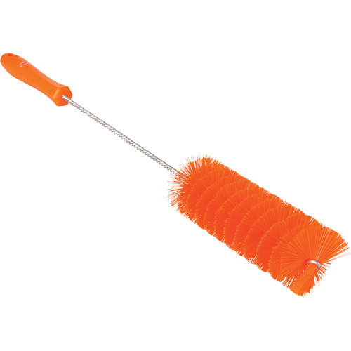 Brosse pour tubes, Soies Moyen, Longueur de 19-7/10", Orange Cam Industrial