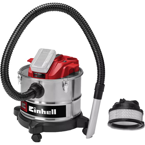 Cordless Ash Vacuum (Tool Only), 18 V, 4 gal. Capacity Cam Industrial