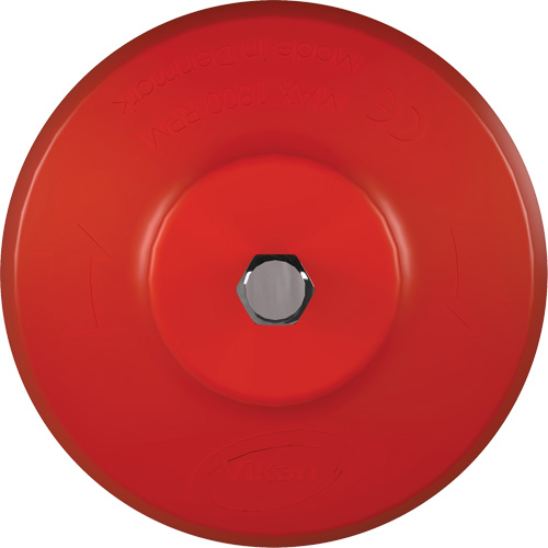 HyDrive Round Drill Brush, Extra Stiff Bristles, 3-1/10" Long, Red Cam Industrial