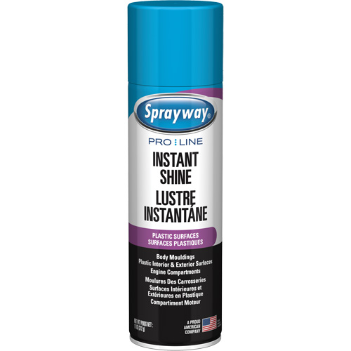 Pro Line Instant Shine for Plastic Surfaces, 11 oz., Aerosol Can Cam Industrial