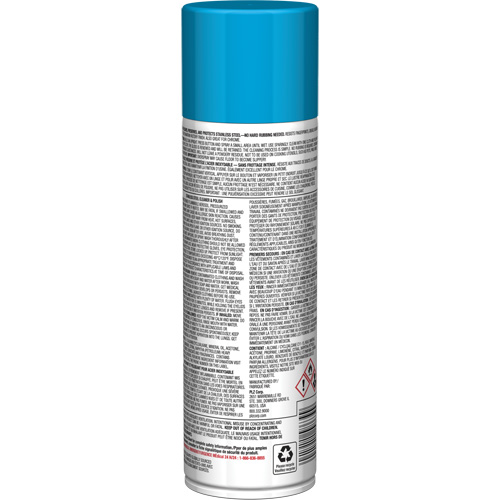 Nettoyant & polis pour acier inoxydable Pro Line, 15 oz, Canette a&eacute;rosol Cam Industrial