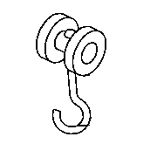 Curtain Partition Track Single Nylon Roller Cam Industrial