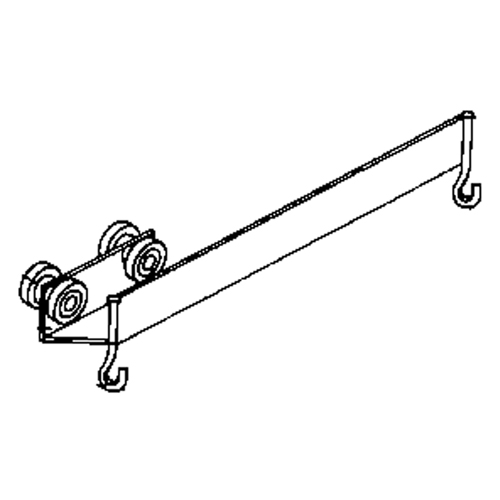 Rouleau d&eacute;port&eacute; &agrave; chevauchement des murs-rideaux Cam Industrial