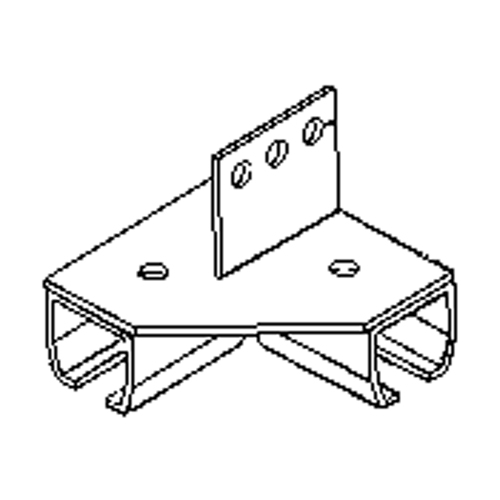Beam Mount Curtain Partition 90° Corner Connector Cam Industrial