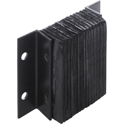Laminated Dock Bumpers, Horizontal, Rubber, 12" W x 4" D x 10" H Cam Industrial