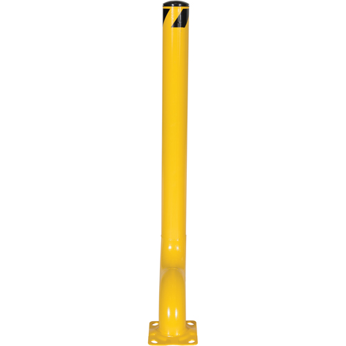 Borne d&eacute;sax&eacute;e, Acier, 54" h x 4-1/2" la, Jaune Cam Industrial