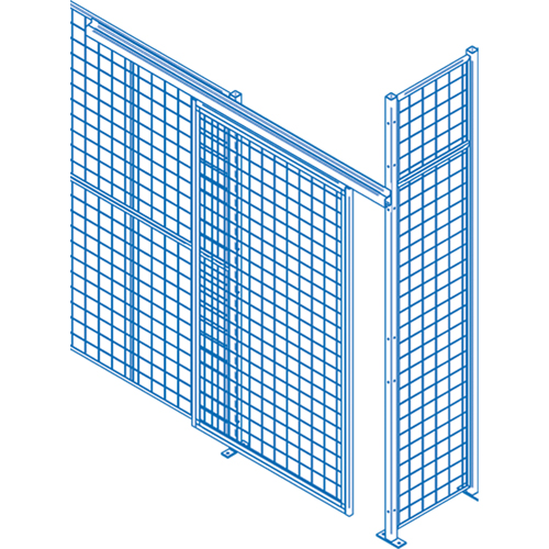 Wire Mesh Partition Components - Hardware Cam Industrial