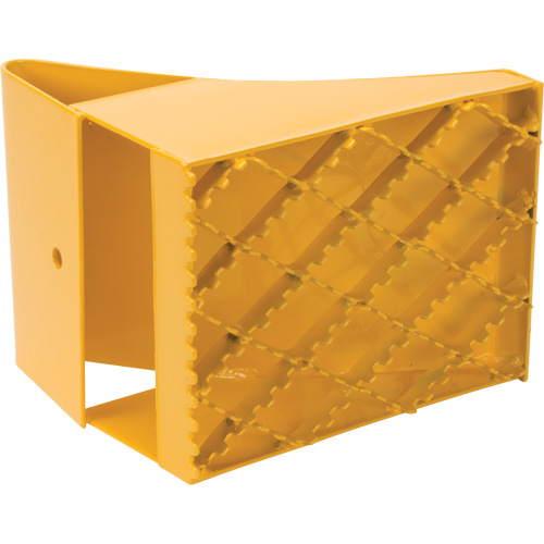 Cales-roue pour la glace, Acier, Jaune, 8" la x 10-1/2" p x 9-1/4" h Cam Industrial