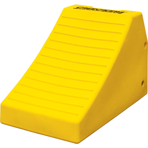 Cales-roue robustes, Polyur&eacute;thane, Jaune s&eacute;curit&eacute;, 14-1/2" la x 24-3/5" p x 16" h Cam Industrial