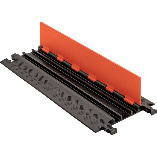 Guard Dog&reg; Low Profile Cable Protector, 3 Channels, 36" L x 13.8" W x 1.25" H Cam Industrial