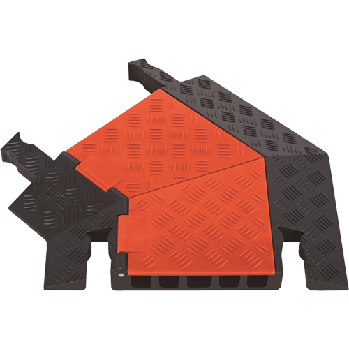 Guard Dog&reg; 5-Channel Heavy Duty Cable Protector - Left Turn Cam Industrial