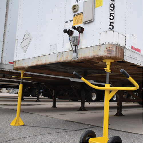 Two-Post Trailer-Stabilizing Jack Stands, 50 tons Lift Capacity Cam Industrial