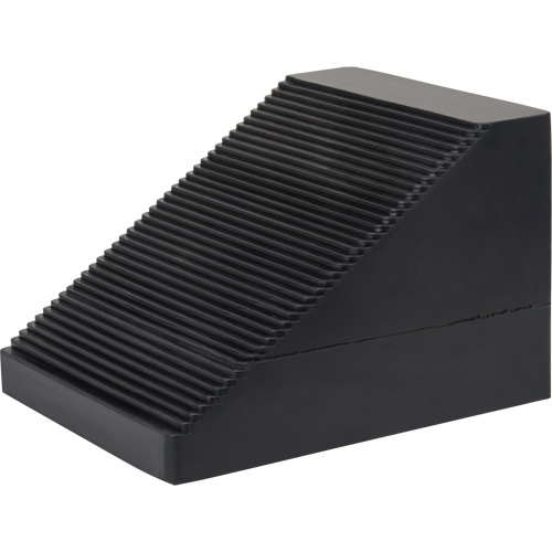 Wheel Chock, 10-5/8" x 8-5/8" x 7", Black Cam Industrial