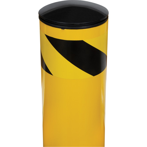 Butoir de s&eacute;curit&eacute;, Acier, 42" h x 5-1/2" la, Jaune Cam Industrial