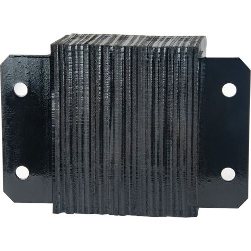 Butoirs de quai lamell&eacute;s, Horizontal, Caoutchouc, 12" la x 6" p x 10" h Cam Industrial