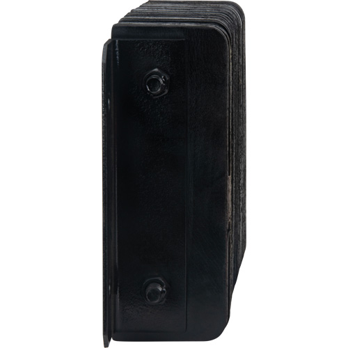 Laminated Dock Bumpers, Horizontal, Rubber, 18" W x 4" D x 12" H Cam Industrial