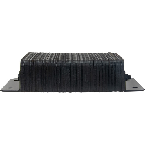 Laminated Dock Bumpers, Horizontal, Rubber, 18" W x 4" D x 12" H Cam Industrial