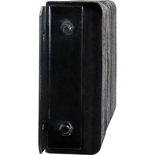 Laminated Dock Bumpers, Horizontal, Rubber, 24" W x 4" D x 12" H Cam Industrial