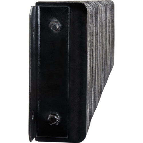 Laminated Dock Bumpers, Horizontal, Rubber, 36" W x 4" D x 12" H Cam Industrial