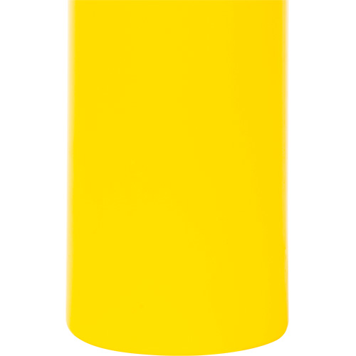 Polyethylene Bollard Cover, 4-1/2" Dia. x 52" L, Red/Yellow Cam Industrial