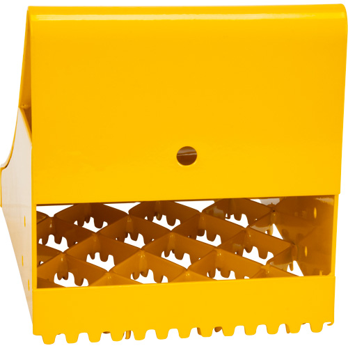 Cales-roue pour la glace, Acier, Jaune, 8-1/16" la x 10-5/8" p x 8-13/16" h Cam Industrial