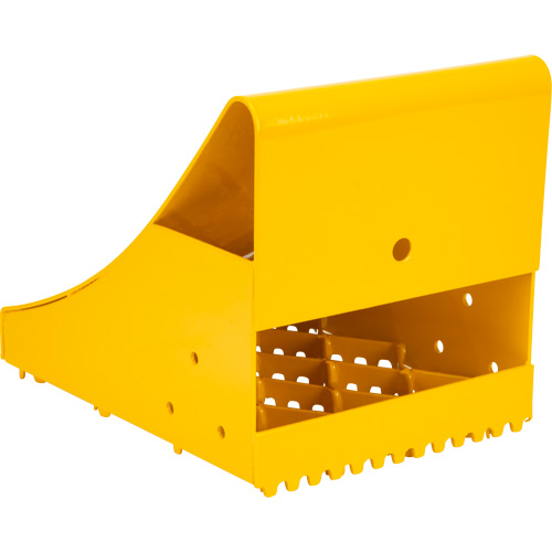 Cales-roue pour la glace, Acier, Jaune, 8-1/16" la x 10-5/8" p x 8-13/16" h Cam Industrial