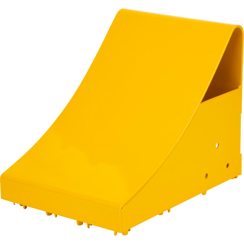 Cales-roue pour la glace, Acier, Jaune, 8-1/16" la x 10-5/8" p x 8-13/16" h Cam Industrial