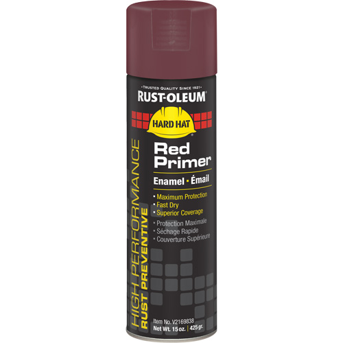V2100 System Enamel Spray Primer, Red, Matte, 15 oz., Aerosol Can Cam Industrial