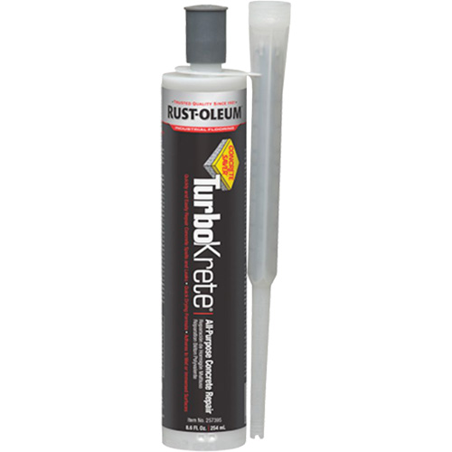 TurboKrete&reg; All-Purpose Epoxy Repair, Cartridge/Tube, Grey Cam Industrial