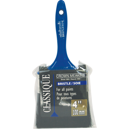 Classic Paint Brush, Bristle, Plastic Handle, 4" Width Cam Industrial