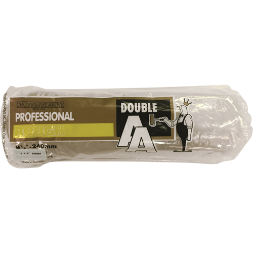 Professional AA Synthetic Paint Roller Cover, 30 mm (1-3/16") Nap, 240 mm (9-1/2") L Cam Industrial