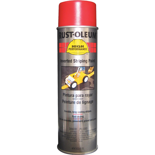 2300 System Inverted Striping Paint, Red, 18 oz., Aerosol Can Cam Industrial