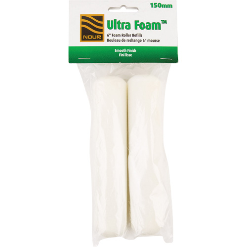 Ultra Foam High Density Paint Rollers, 9.525 mm (3/8") Nap, 152.4 mm (6") L Cam Industrial
