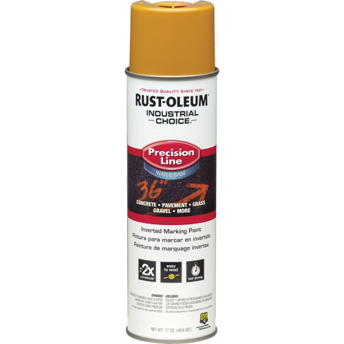 M1800 Water-Based Precision Line Marking Paint, 17 oz., Aerosol Can Cam Industrial