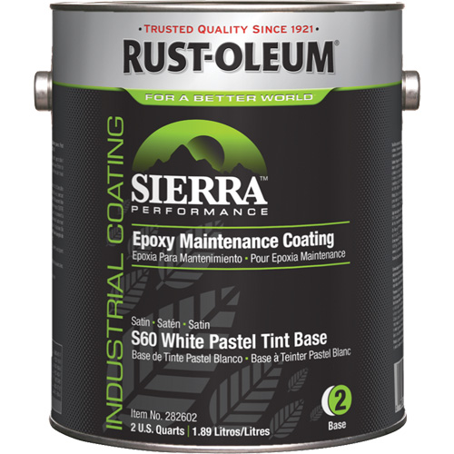 Sierra Performance S60 Water-Based Epoxy Maintenance Coating Pastel Base, Gallon, Tint Base Cam Industrial