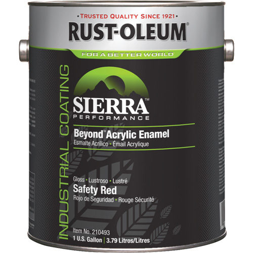 Sierra Performance Beyond Acrylic Enamel, Gallon, Red Cam Industrial