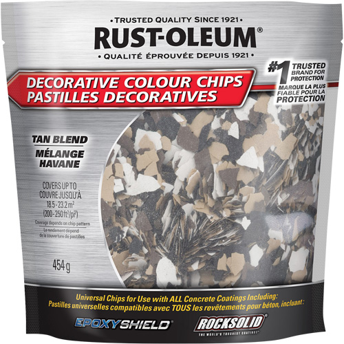Pastilles de couleur d&eacute;coratives, 474 g, Sac, M&eacute;lange havane Cam Industrial