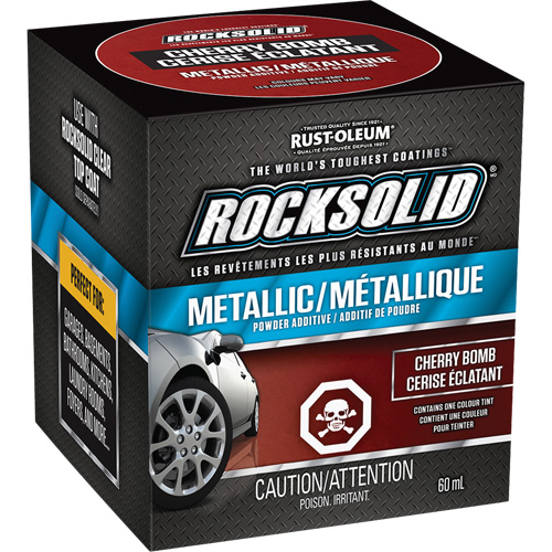Additifs de poudre m&eacute;tallique RockSolid, 60 ml, Bouteille, Cerise &eacute;clatant Cam Industrial